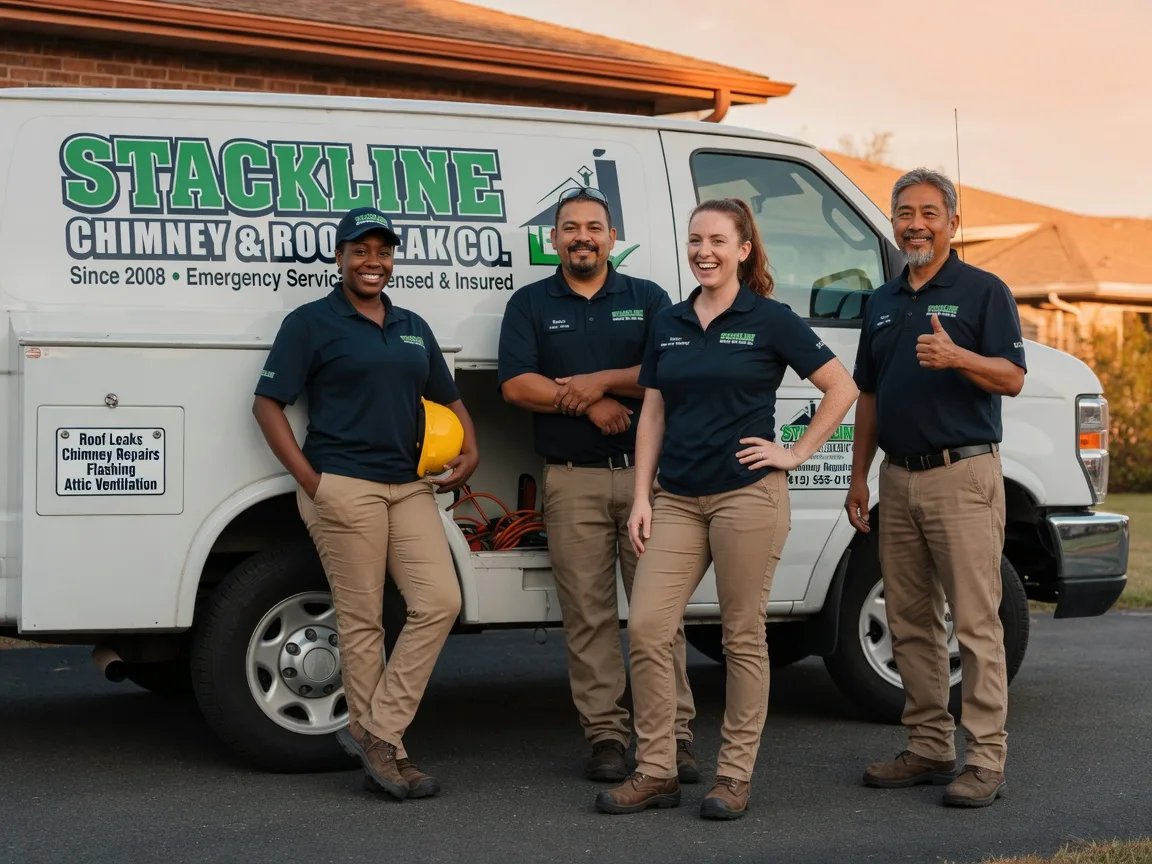 Chimney flashing repair company in Long Pond, PA